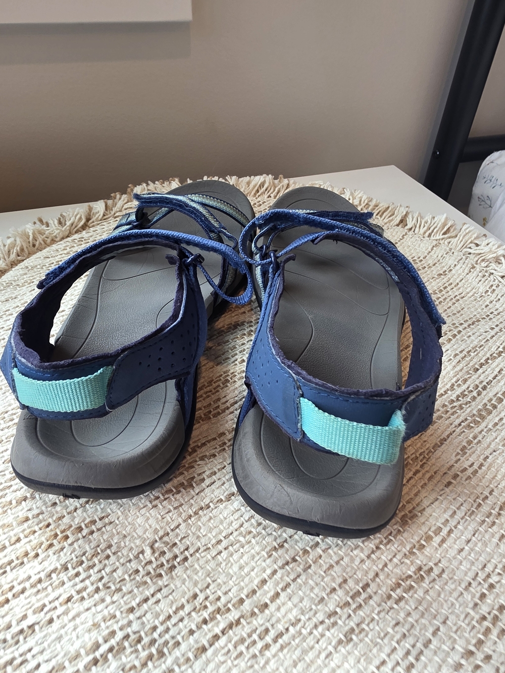 Teva Women Size 9 Verra Antiguous Dark Blue Strap Sport Sandals - Picture 4 of 7